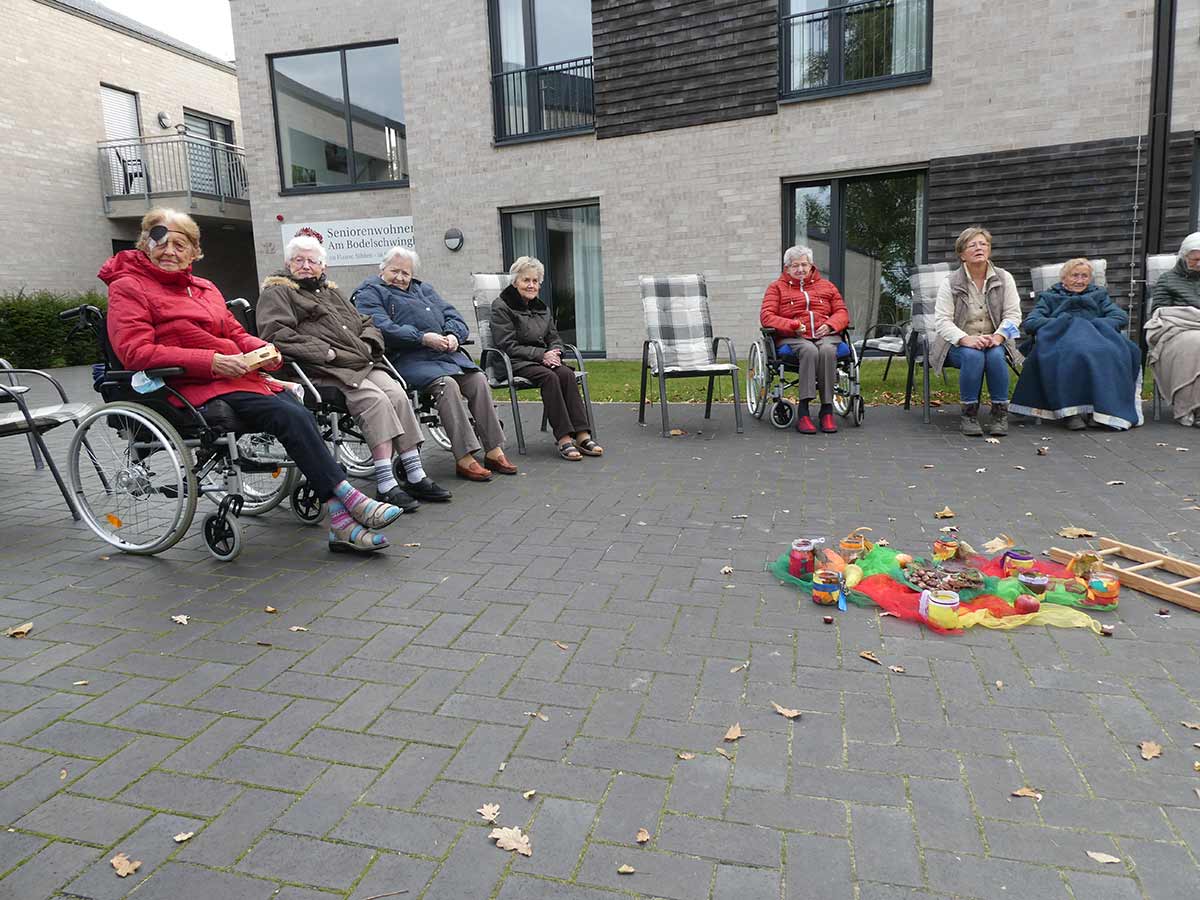 Kita Bärenhöhle: Treffen mit Bewohnern der Service Wohnen GmbH